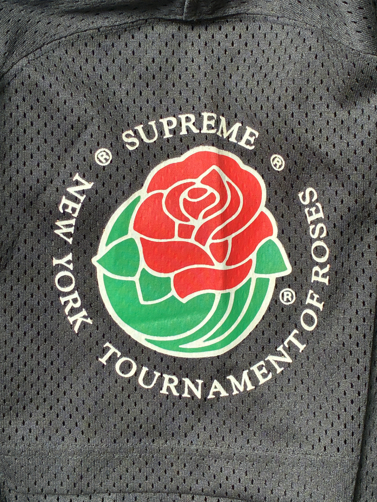Supreme Tournament of Roses Football Jersey Black Medium (Pre-Owned)