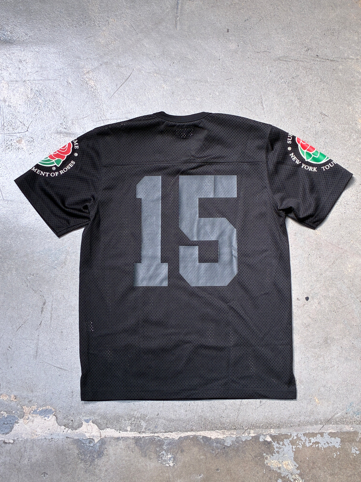 Supreme Tournament of Roses Football Jersey Black Medium (Pre-Owned)
