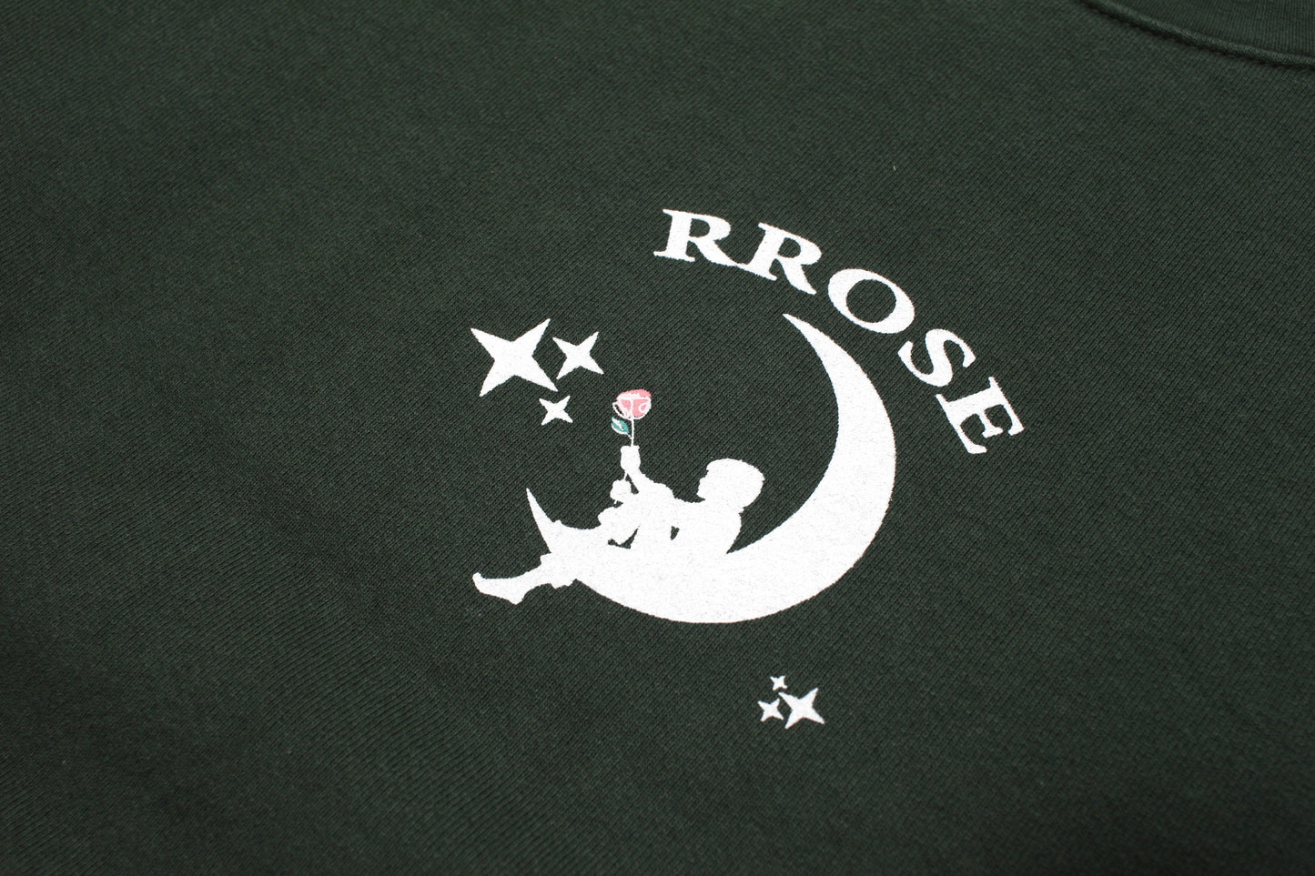 Rrose Over the Moon Crewneck Sweater Green