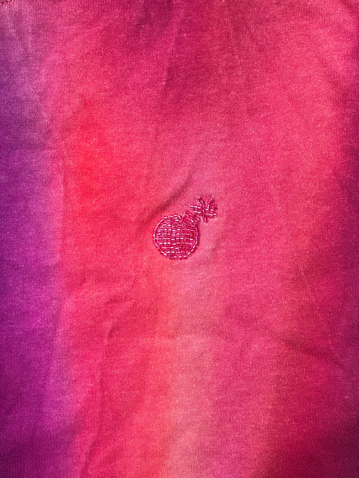 The Hundreds Tie Dye Long-Sleeve T-Shirt Purple Large (Pre-Owned)