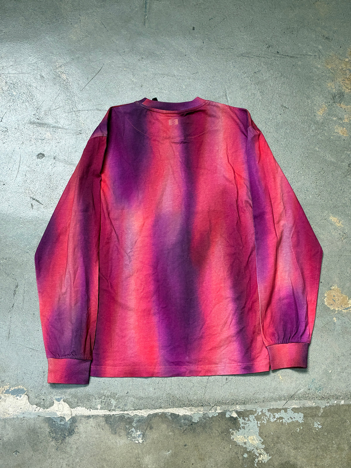 The Hundreds Tie Dye Long-Sleeve T-Shirt Purple Large (Pre-Owned)