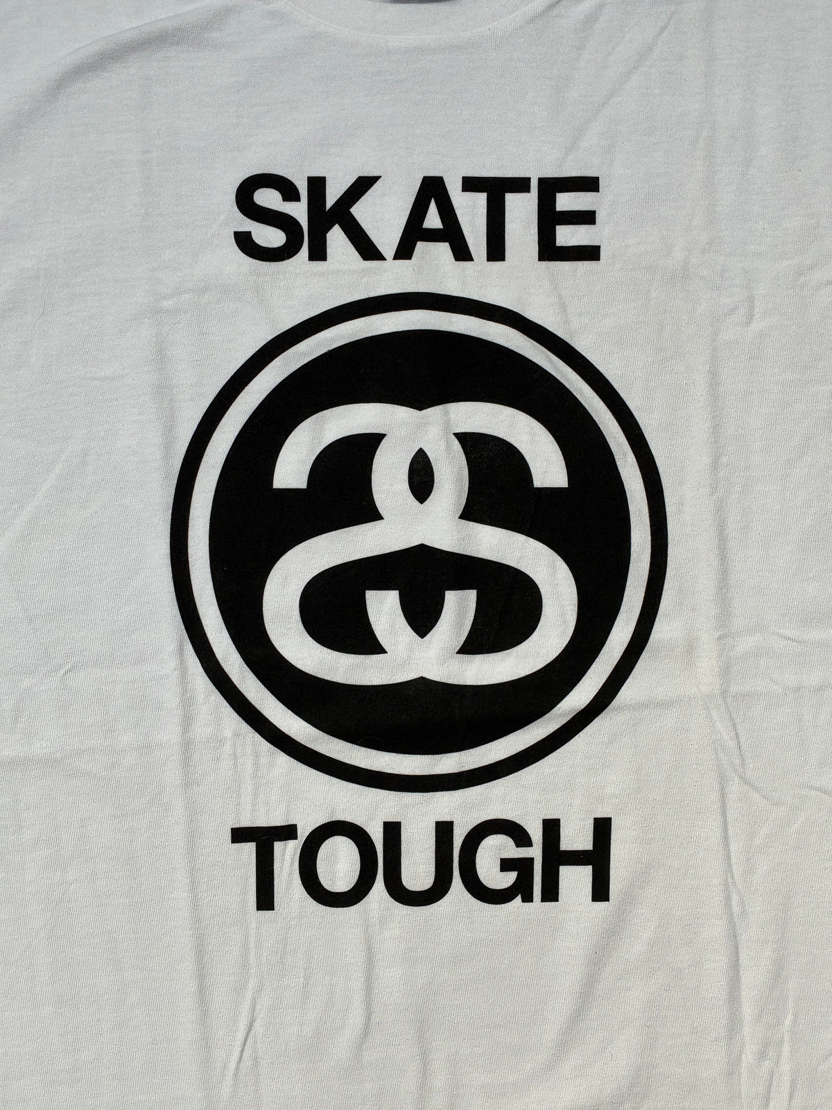 Stussy Skate Tough T-Shirt White Large