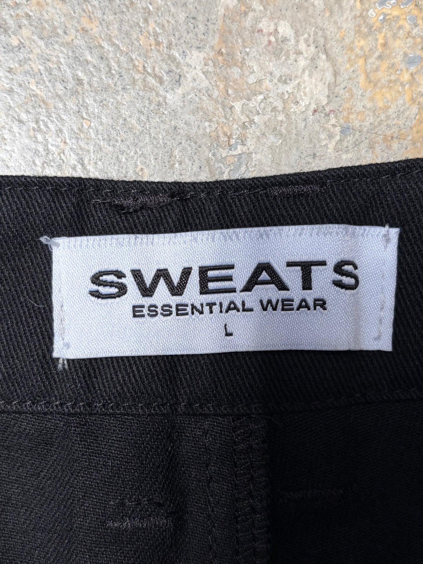 Sweats Collective Cargo Pants Black Large (34) (Pre-Owned)