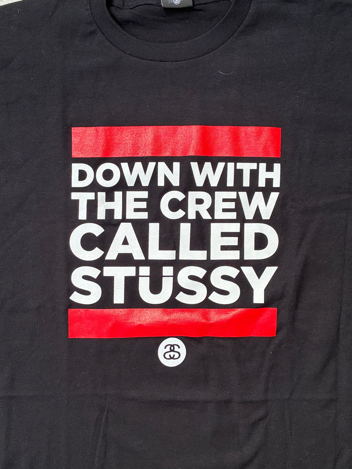 Stussy The Crew T-Shirt Black Large