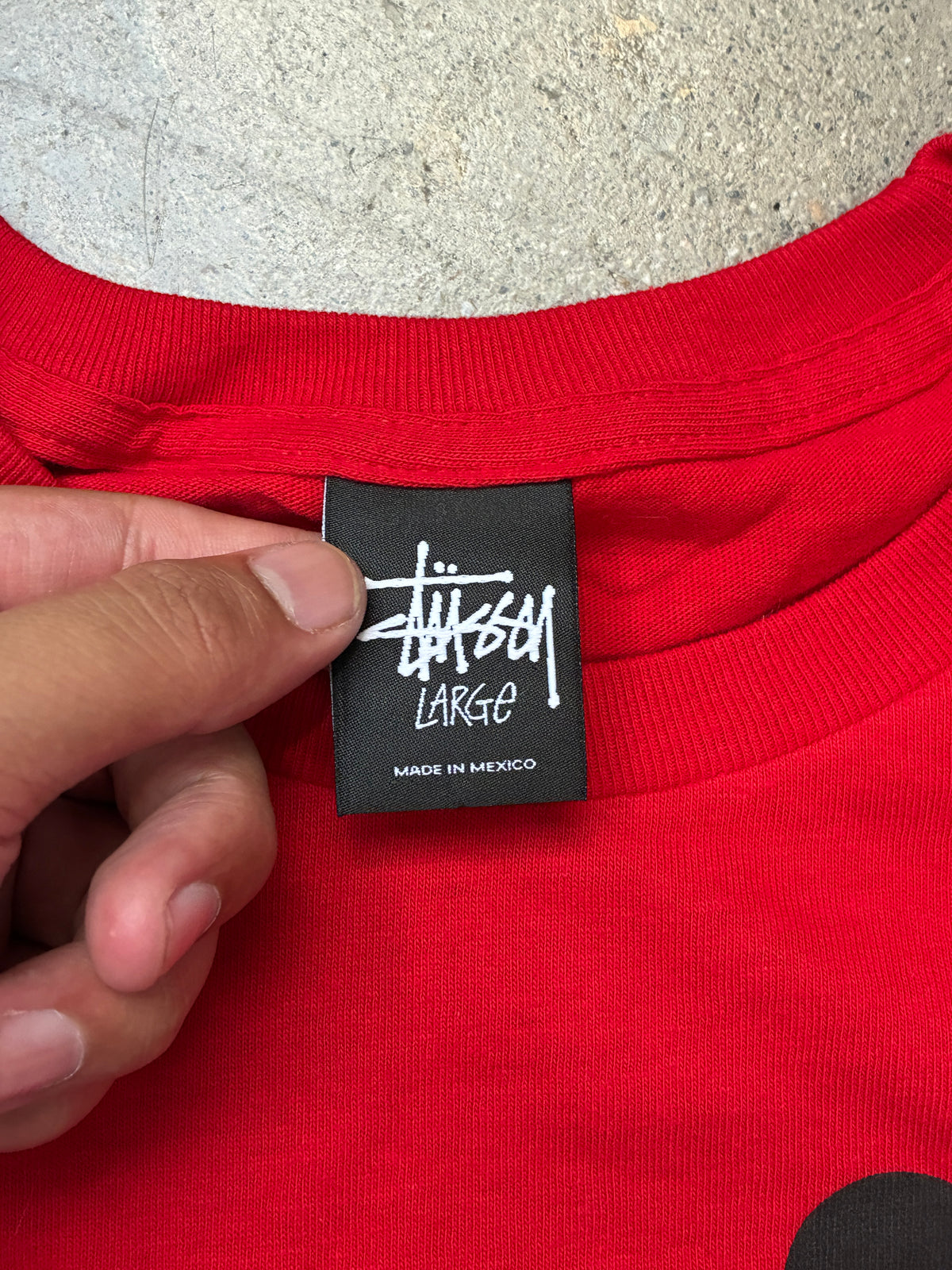 Stussy Stand Firm T-Shirt Red Large