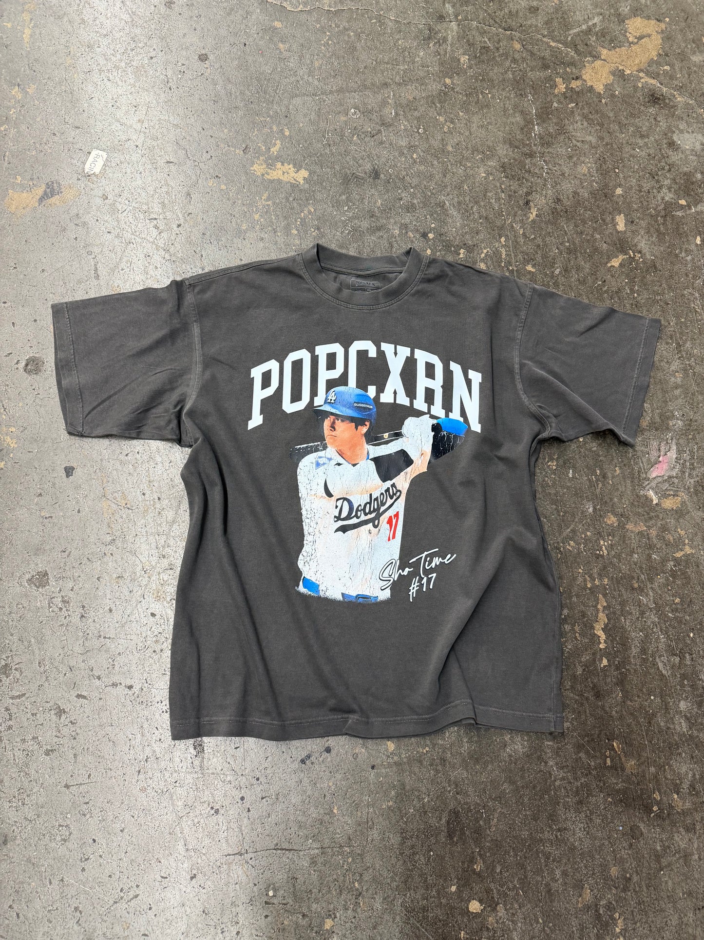 Popcxrn SHOtime T-Shirt Vintage Grey