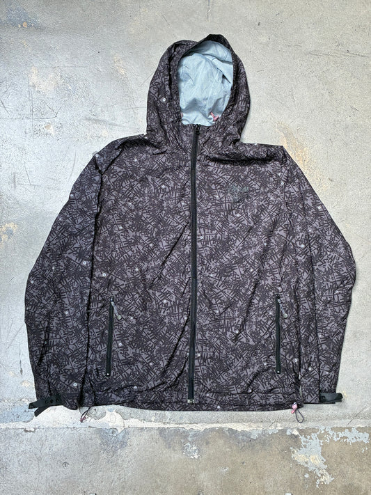 Vintage Stussy Windbreaker Zip-up Black Medium