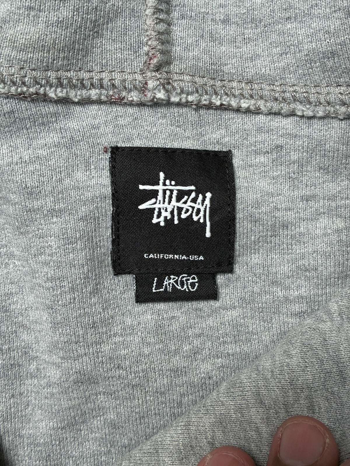 Vintage Stussy Poncho Red Large (Pre-Owned)