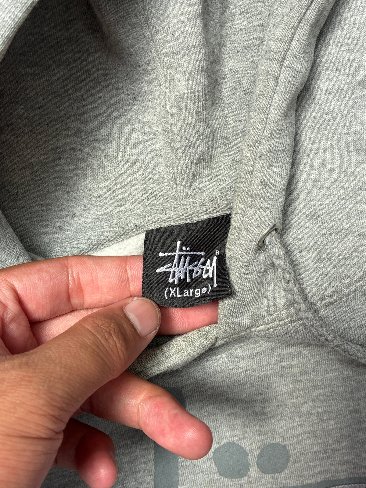 Vintage Stussy XXV Hoodie Grey XL (Pre-Owned)