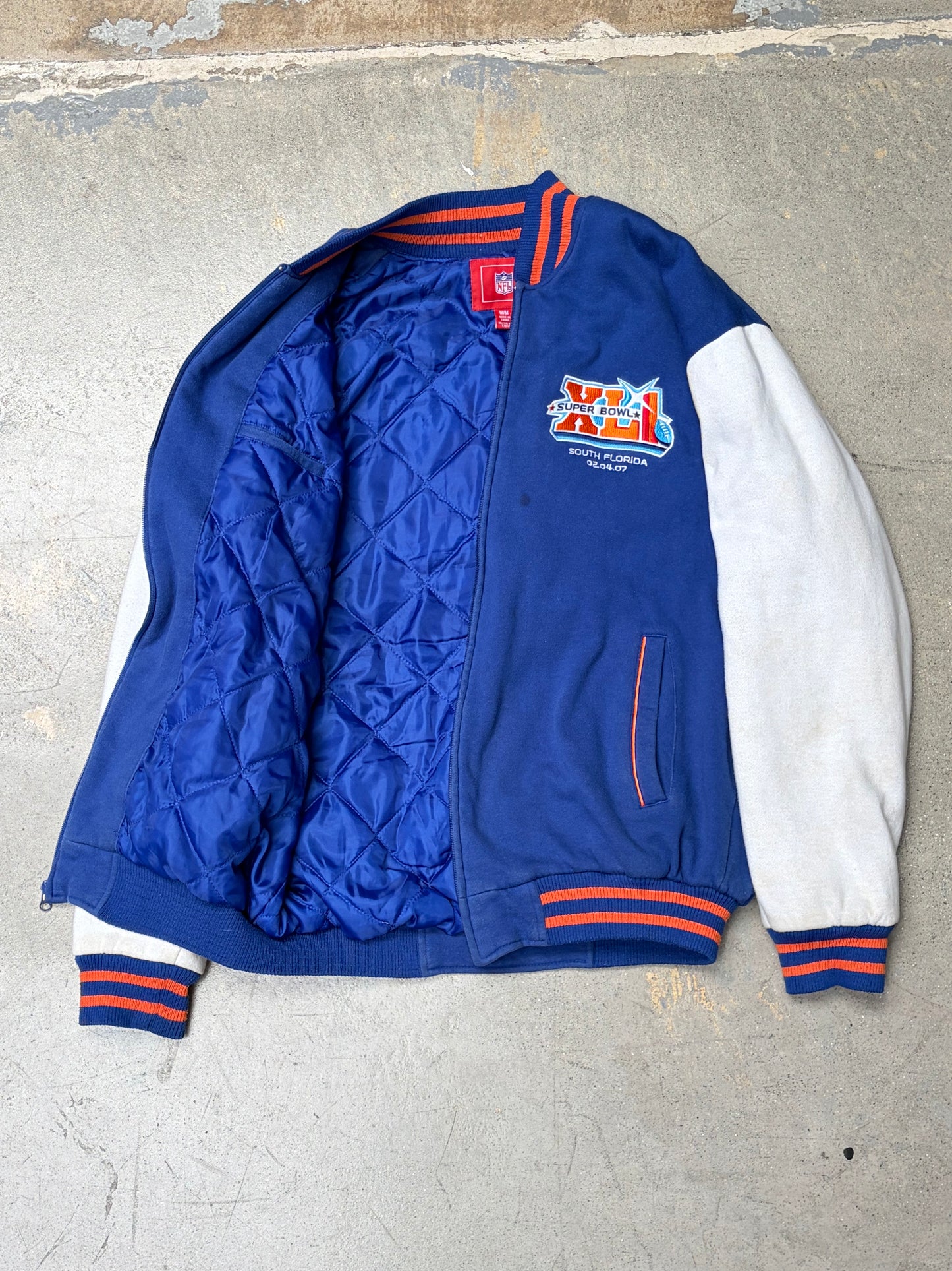 Vintage NFL Super Bowl XLI Varsity Jacket M (Pre-Owned)