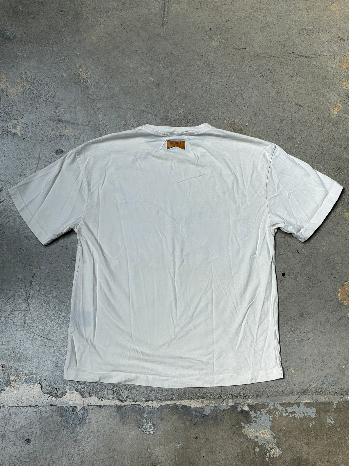 Rhude Grand Prix T-Shirt White Small (Pre-Owned)