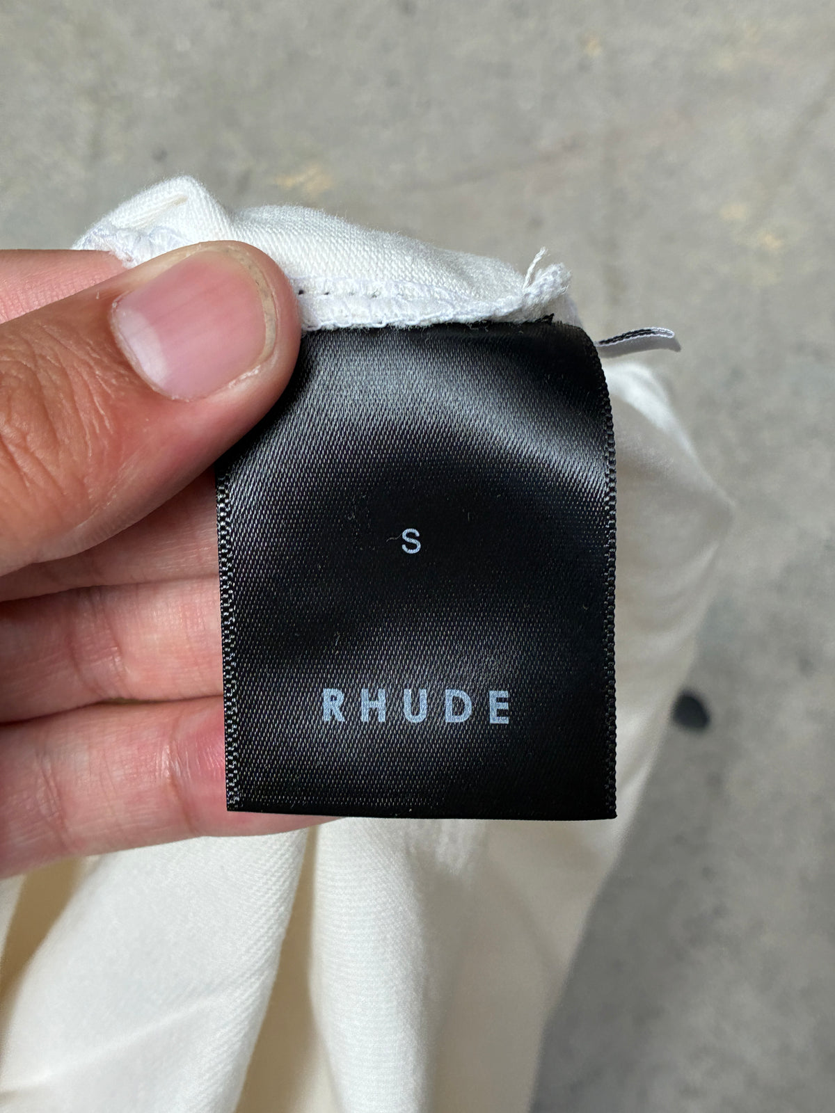 Rhude Grand Prix T-Shirt White Small (Pre-Owned)