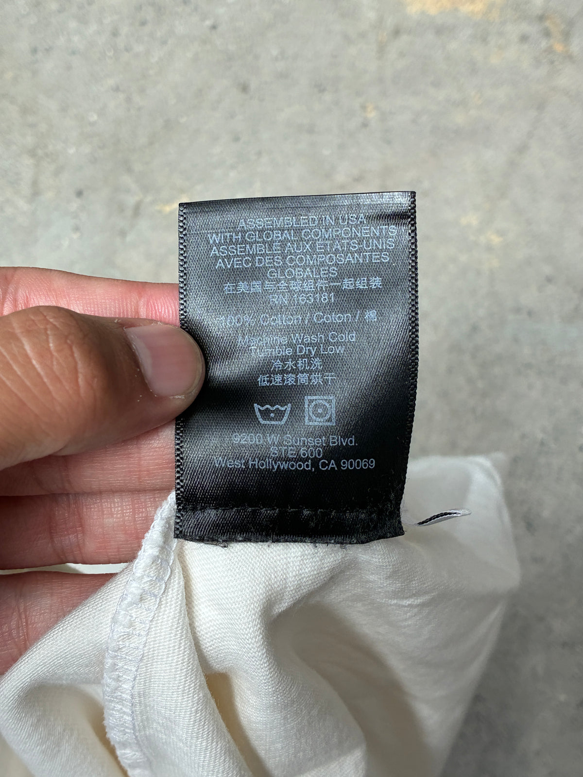 Rhude Grand Prix T-Shirt White Small (Pre-Owned)