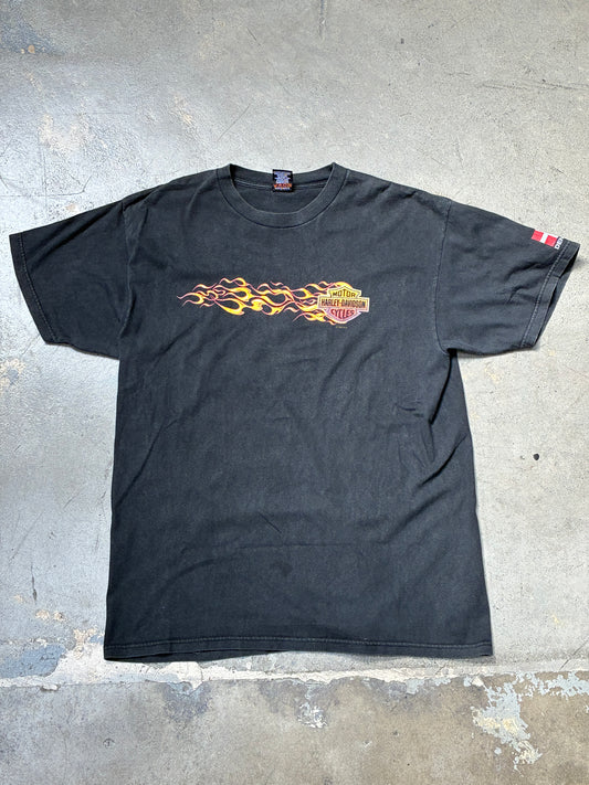 Harley Davidson Copenhagen Denmark Caps Tee XL (Preowned)