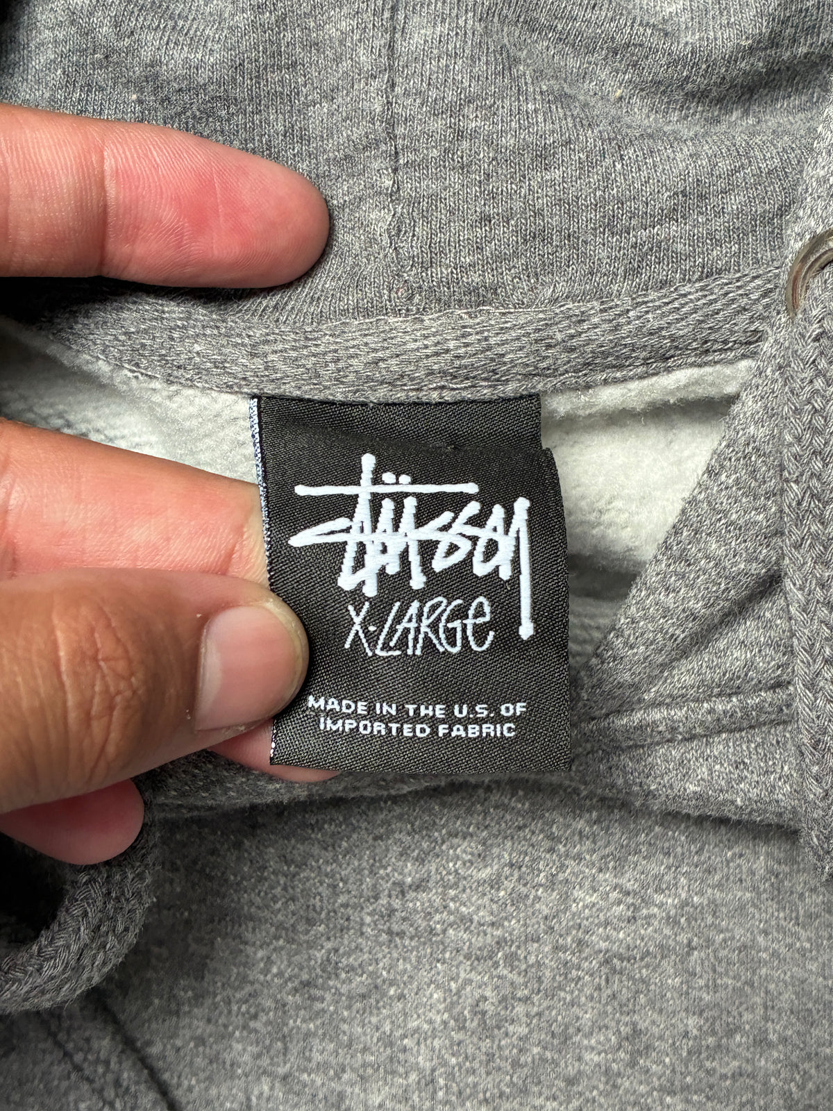Stussy X Clot Hoodie Grey(Pre-Owned)
