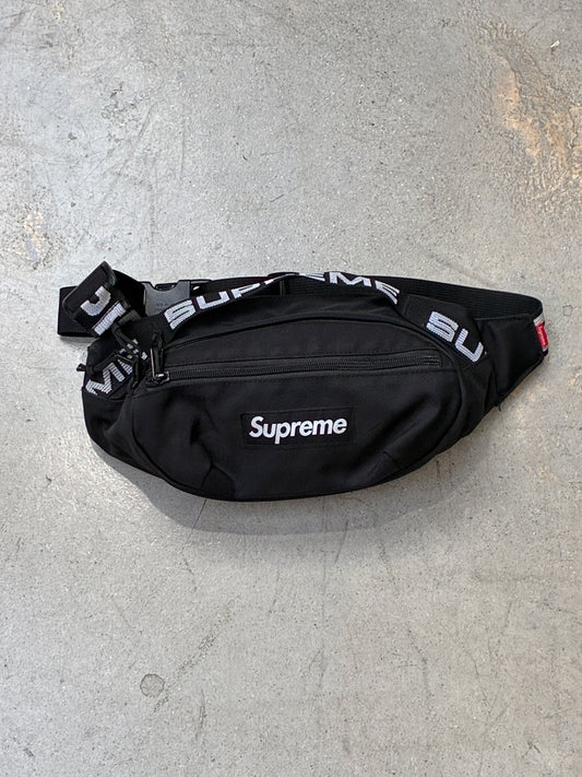 Supreme Waist Bag SS18 (Black)