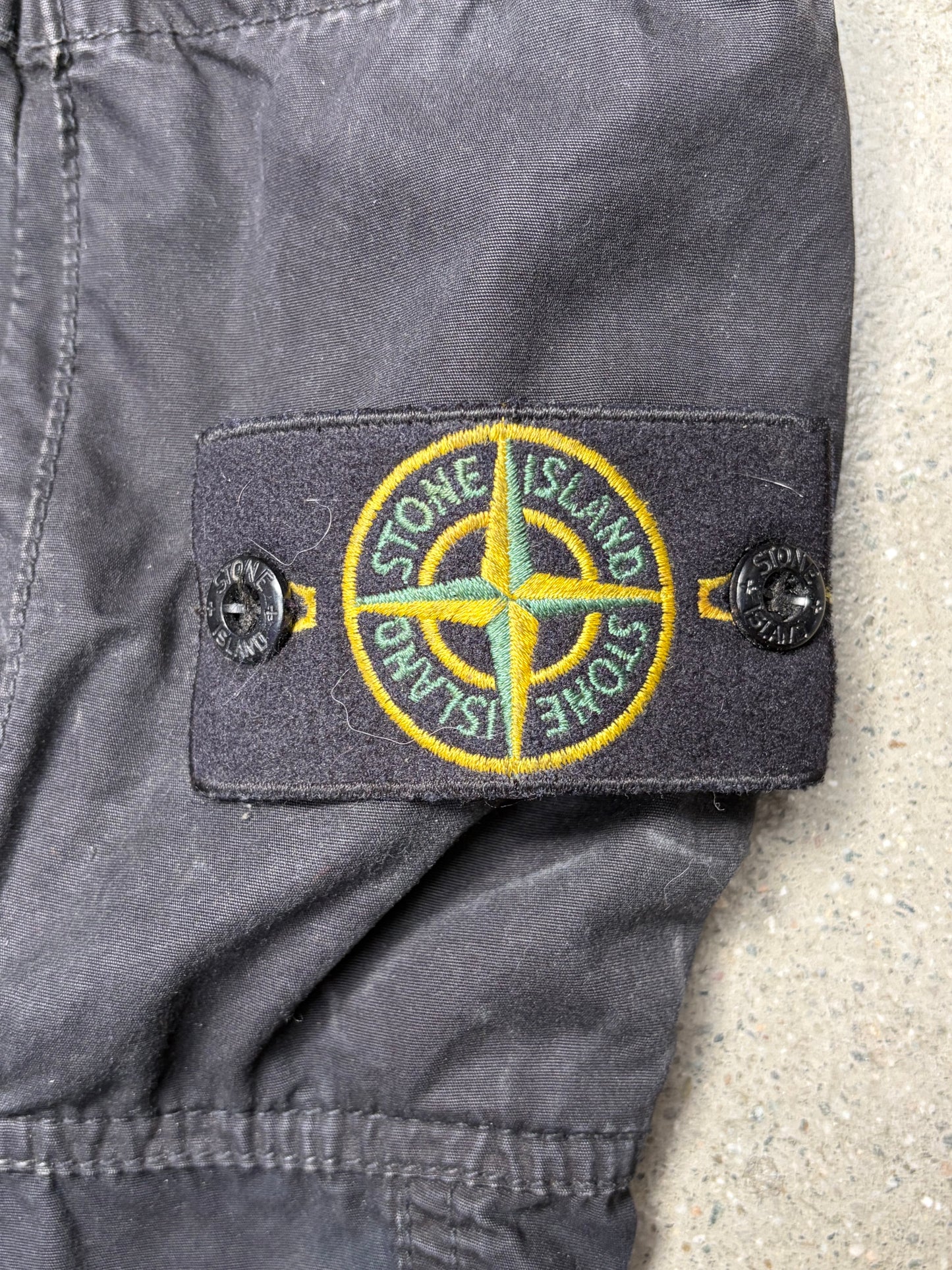 Stone Island Cargo Pants Slim Fit Black (34) (Pre-Owned)