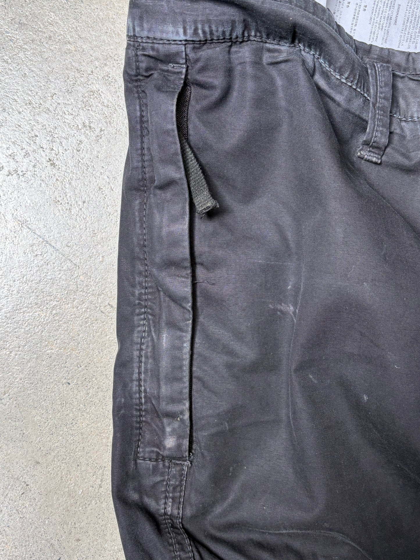 Stone Island Cargo Pants Slim Fit Black (34) (Pre-Owned)