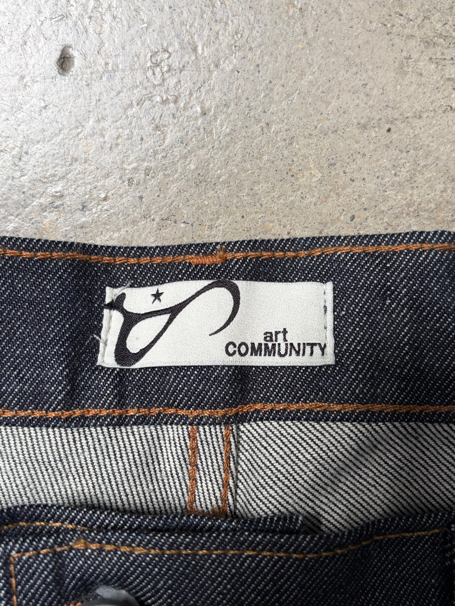 Art Community Indigo Triptych Japanese Denim Lot 3 (36)