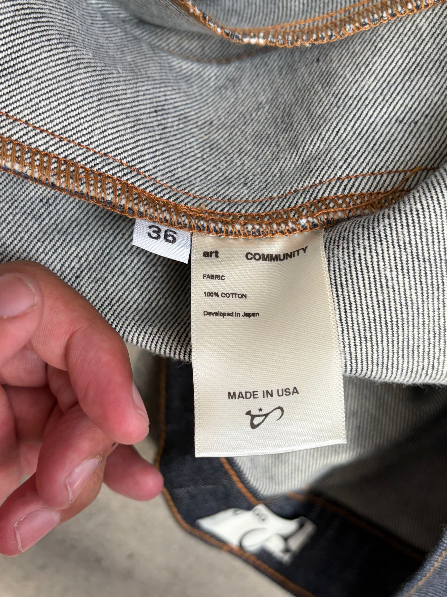 Art Community Indigo Triptych Japanese Denim Lot 3 (36)
