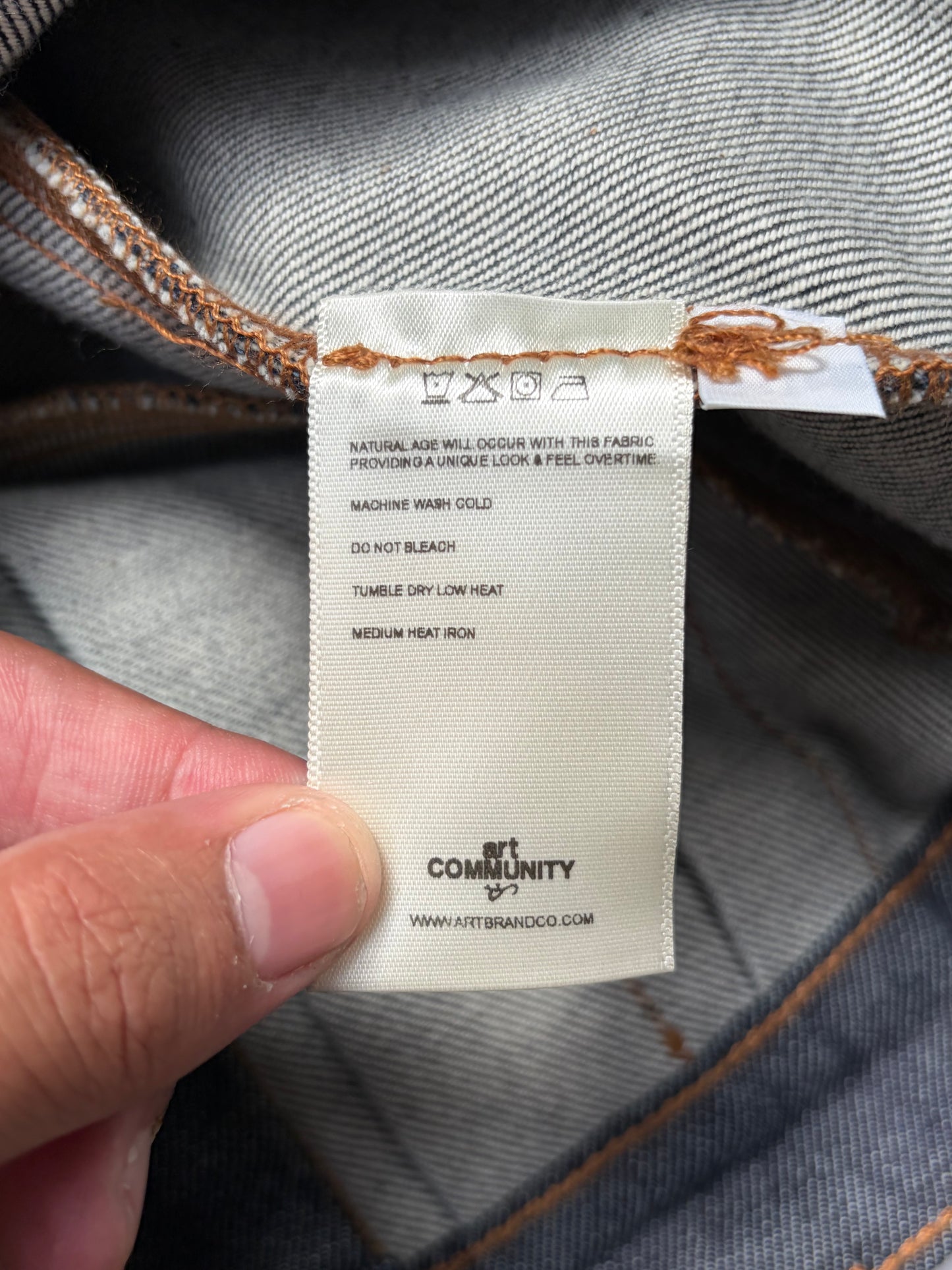 Art Community Indigo Triptych Japanese Denim Lot 3 (36)