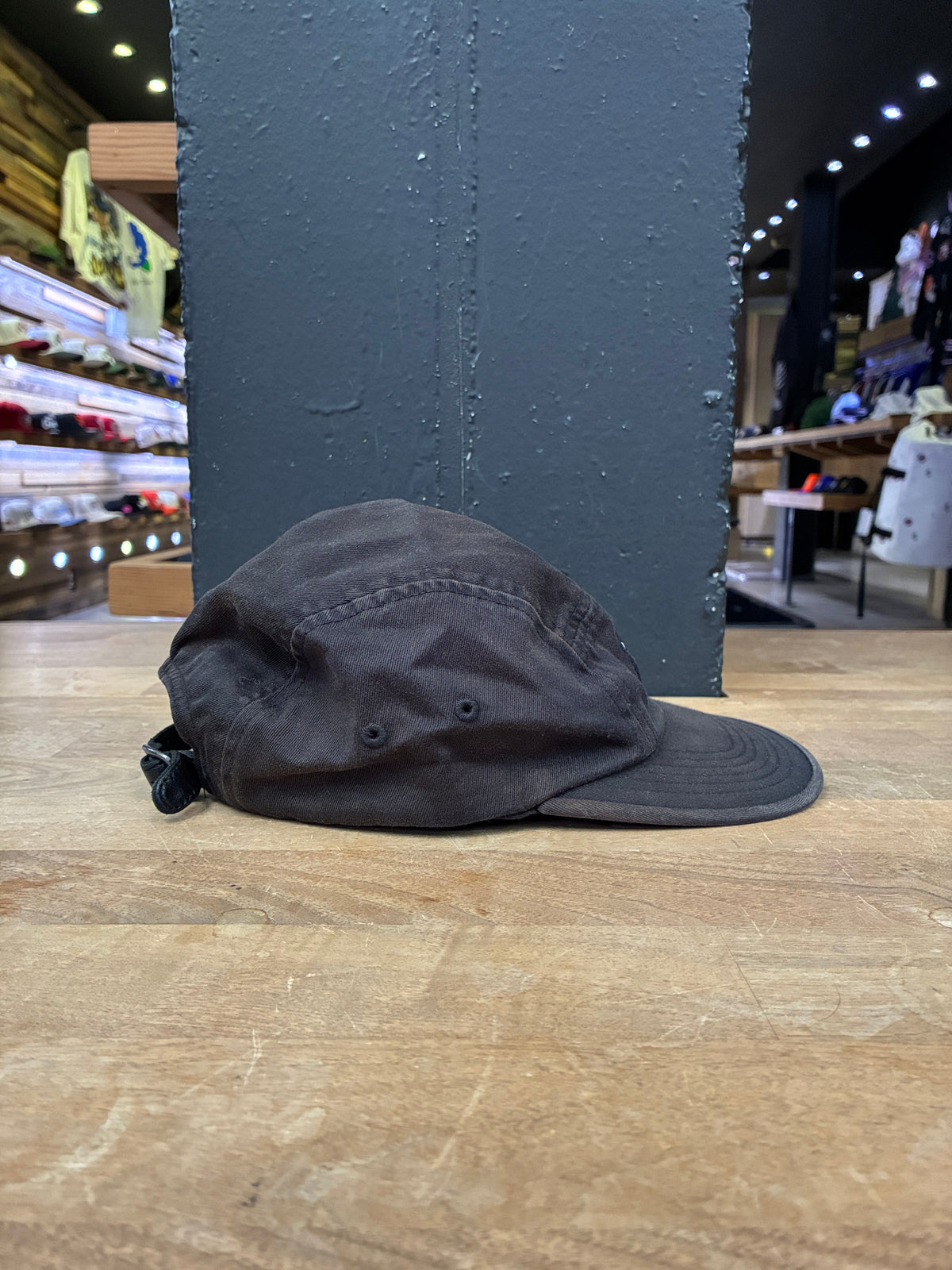 Supreme Canvas Camp Cap Black (Pre-owned)
