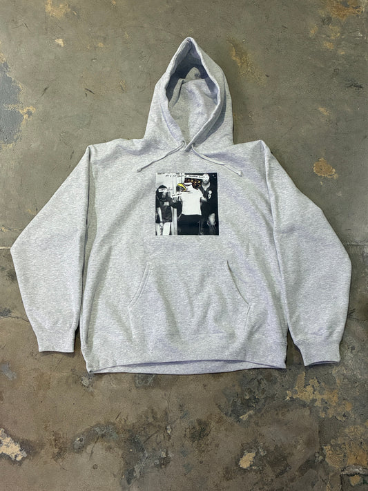 Supreme Antihero Hooded Sweatshirt (Heather Grey)