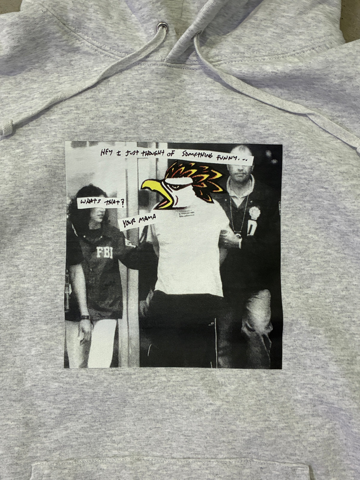 Supreme Antihero Hooded Sweatshirt (Heather Grey)