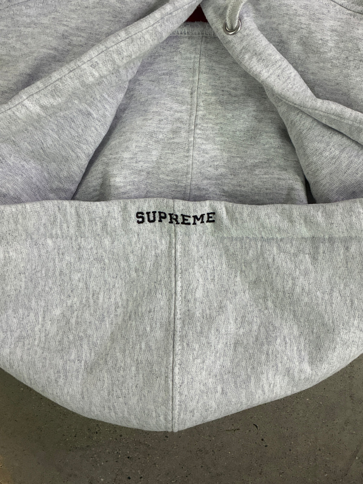 Supreme Antihero Hooded Sweatshirt (Heather Grey)