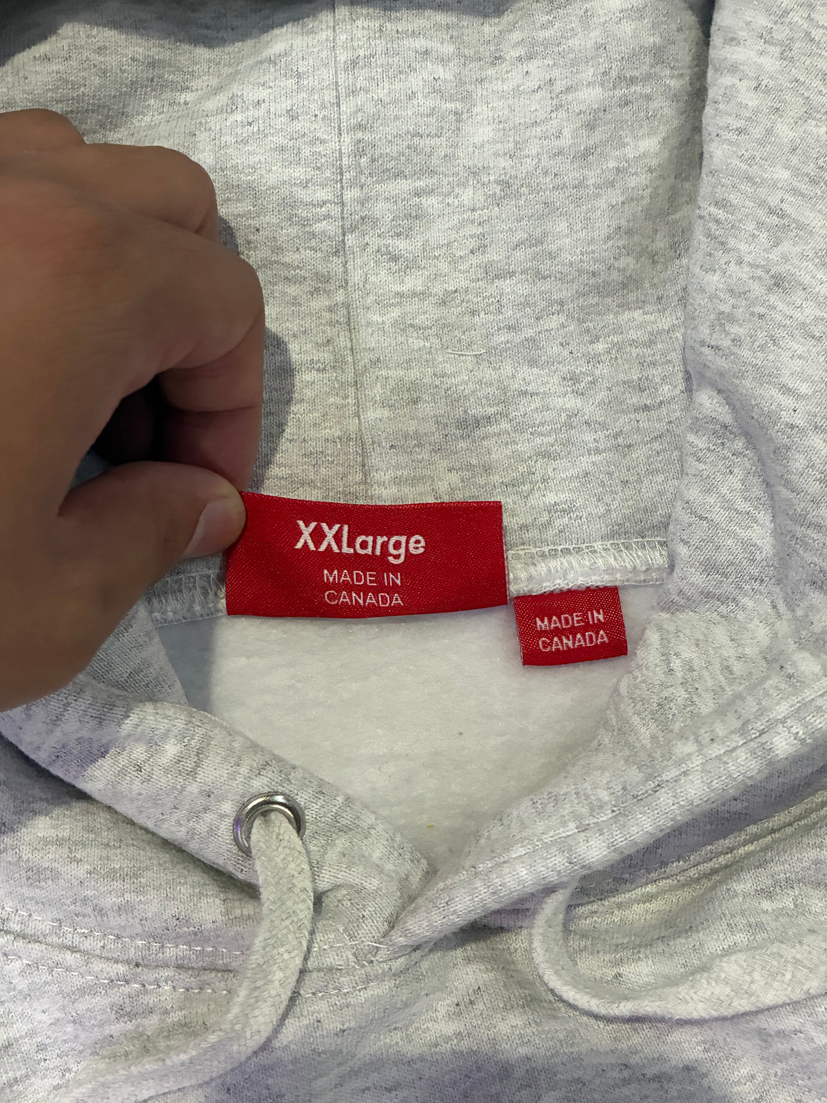 Supreme Antihero Hooded Sweatshirt (Heather Grey)