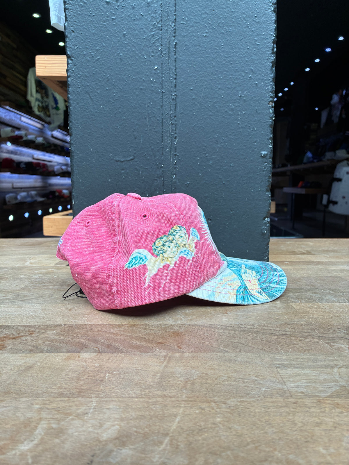 Supreme Jesus 5 Panel Hat (Lt. Red)