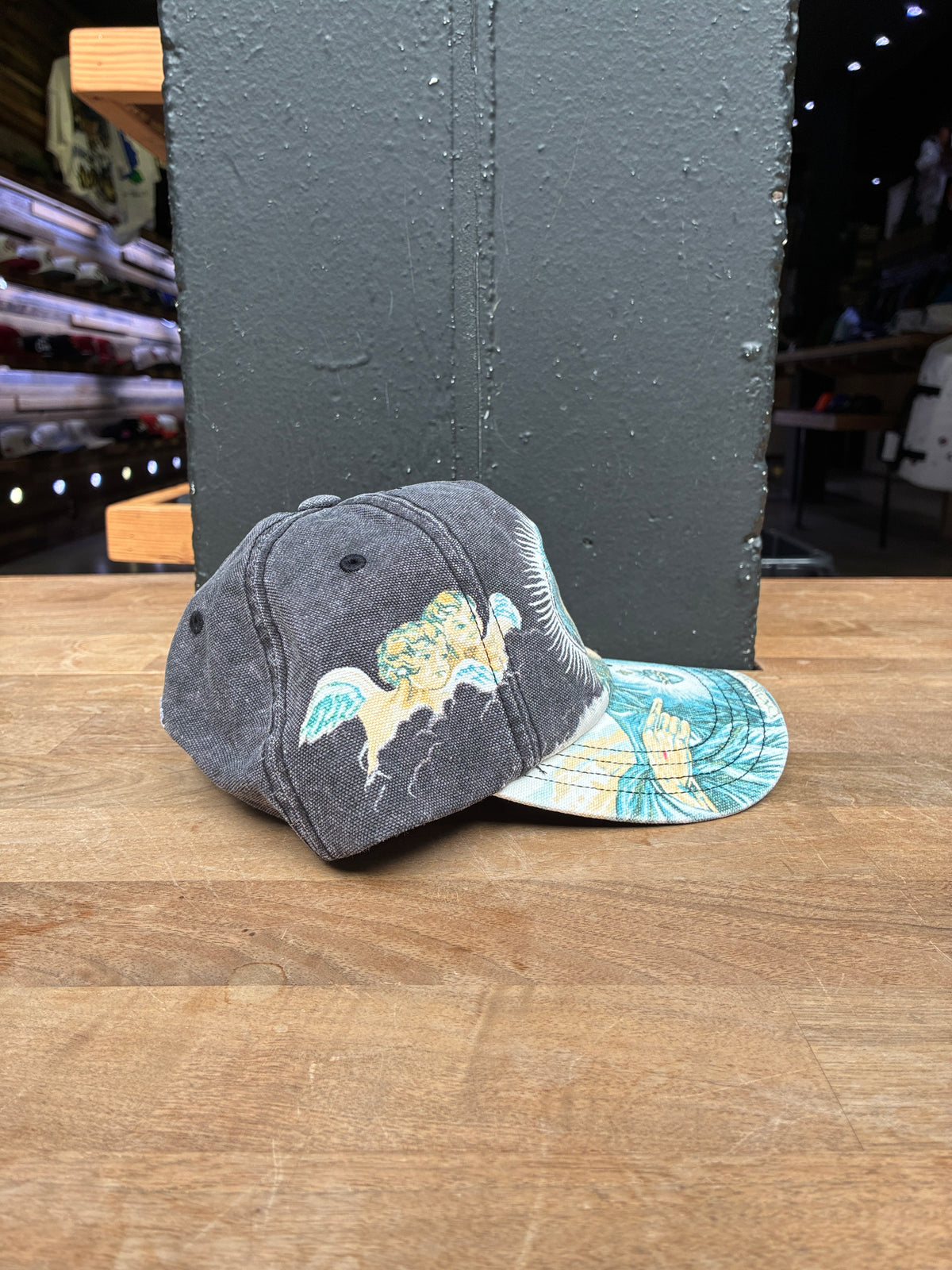Supreme Jesus 5 Panel Hat (Black)