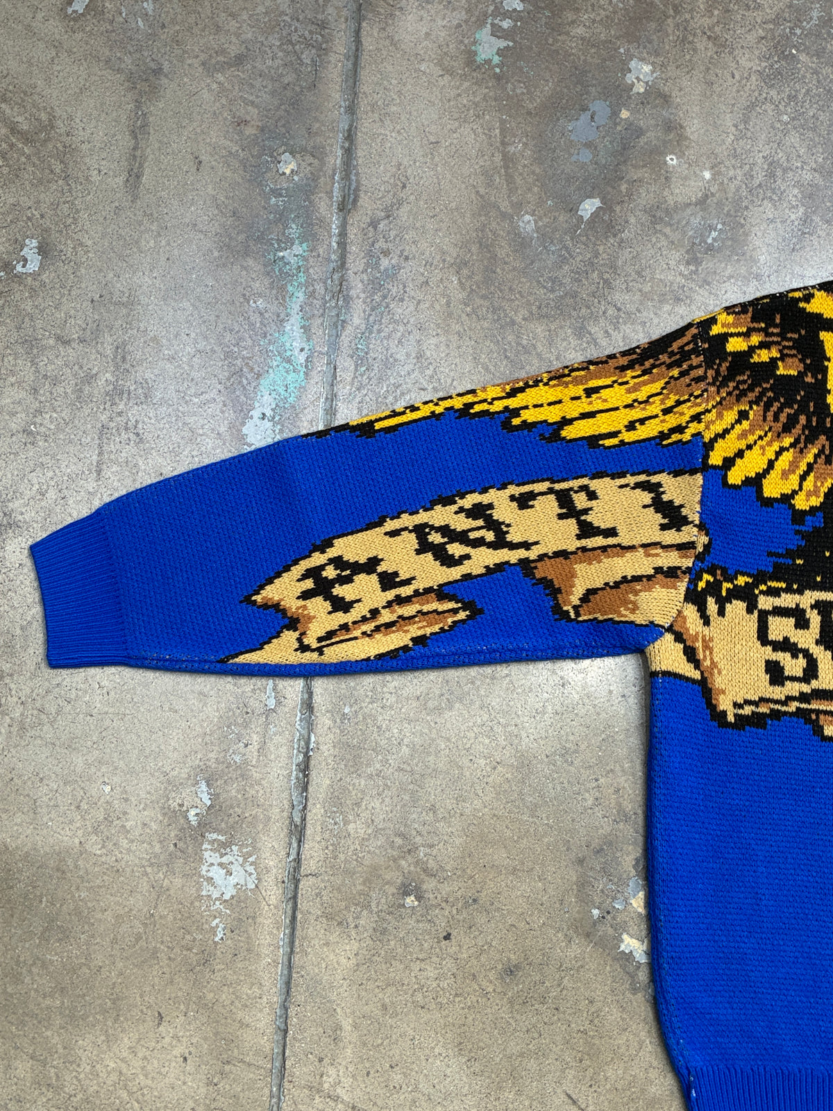 Supreme Antihero Crewneck Knitted Sweatshirt (Royal)