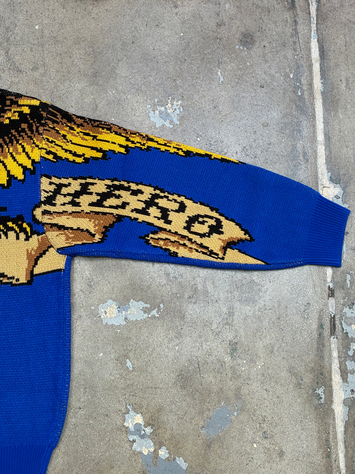 Supreme Antihero Crewneck Knitted Sweatshirt (Royal)