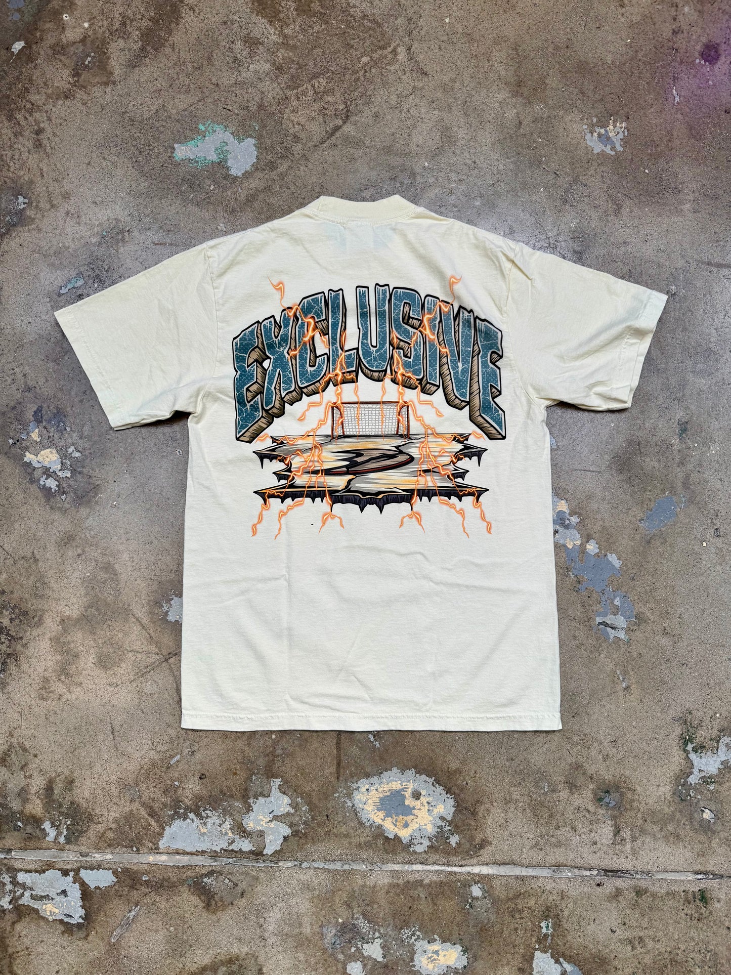 Exclusive LA "Mighty Duck" Vintage White