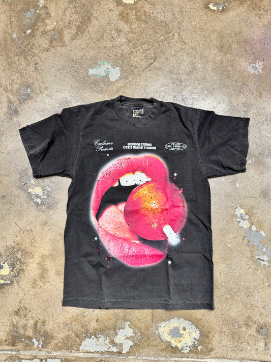 Exclusive LA "Lust" Tee Vintage Black