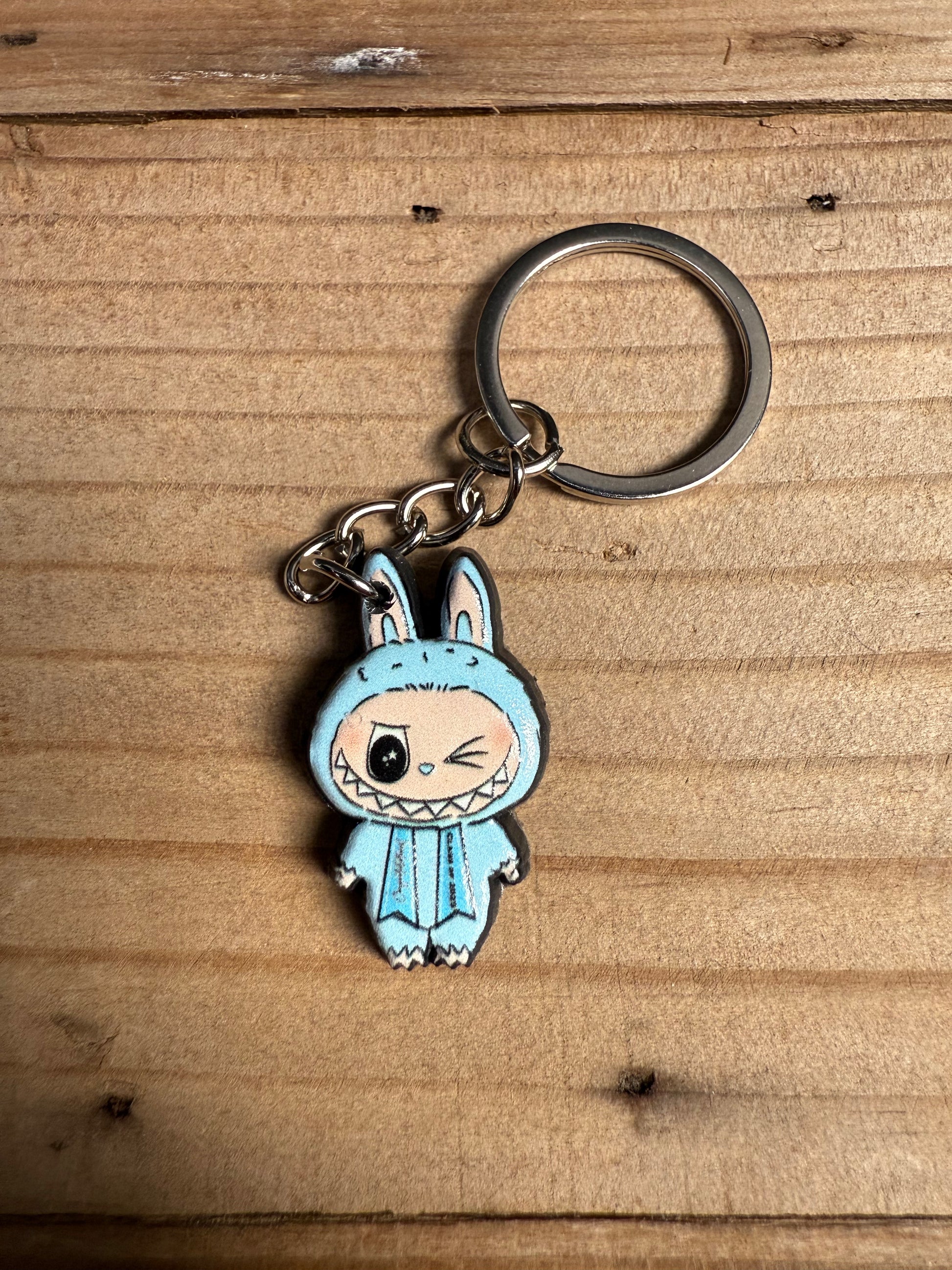 Labubuno Keychain Graduating Winking Labubu Keychain (Various) – FRNDS + FLWRS by NEO ...