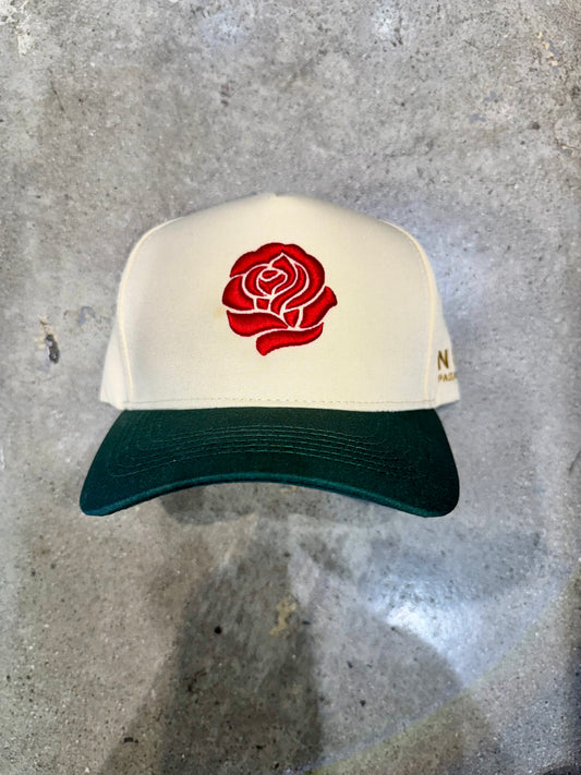 Neo Red Rose Chrome/Green Snapback OS