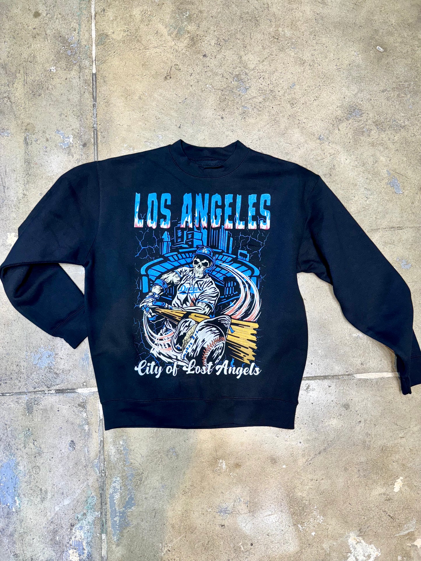 Exclusive LA Dodgers Crewneck Black