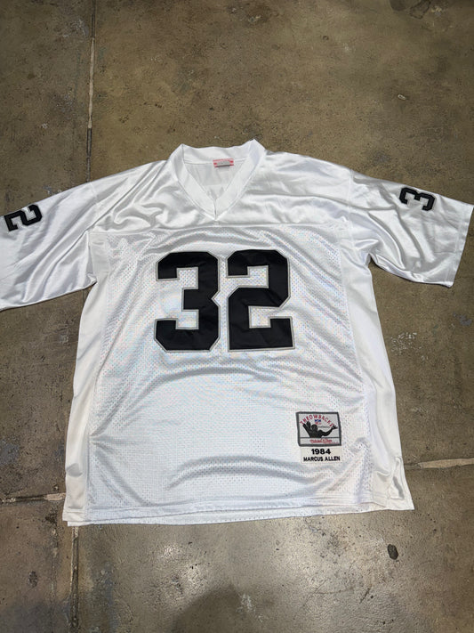 Mitchell & Ness Oakland Raiders Marcus Allen Jersey White/Black Large (Used)