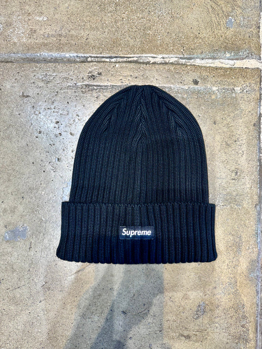 Supreme Overdyed Knit Beanie Black