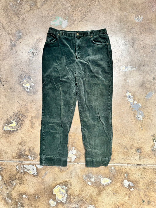 Vintage Jones New York Corduroy Pants Olive Size 14