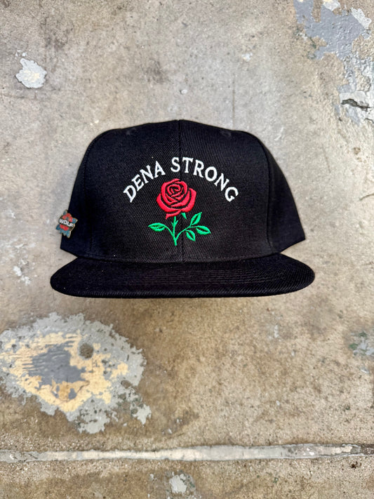 Wolf Collection Dena Strong 6 Panel Snapback Black OS