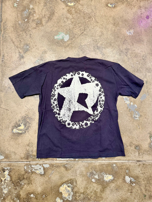 Pieces Floral T shirt Dark Gray XXL