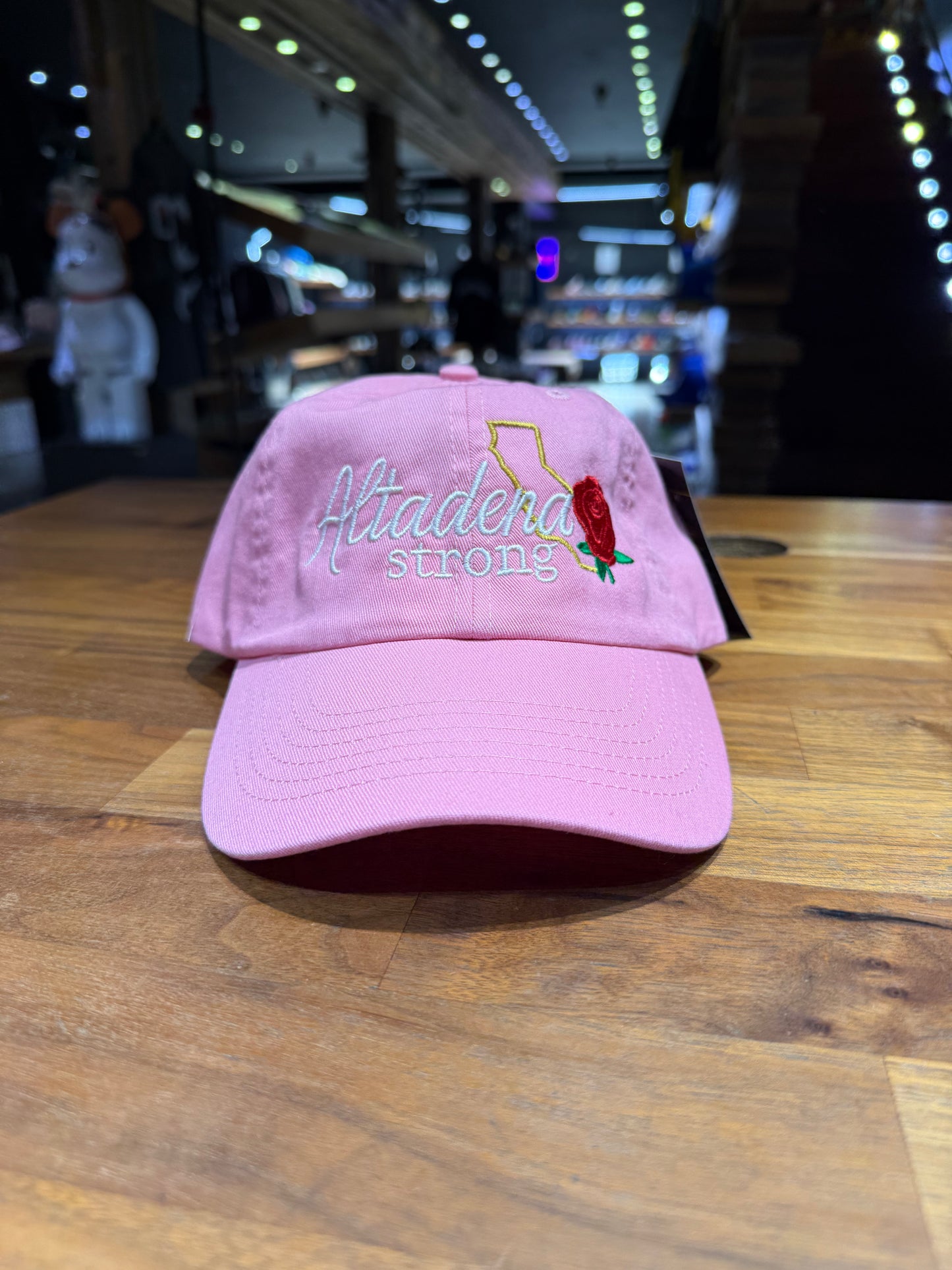 Wolf Collection Altadena Strong Cali Rose Dad Hat Various Colors