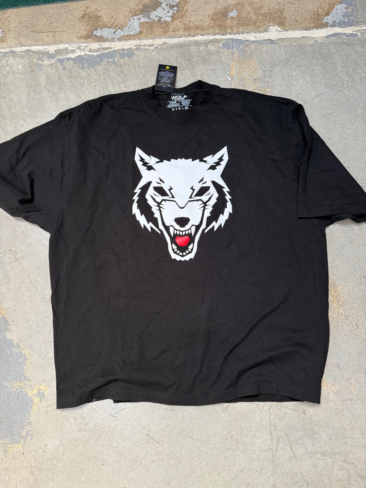 Wolf Collection Wolf Logo T-Shirt Black
