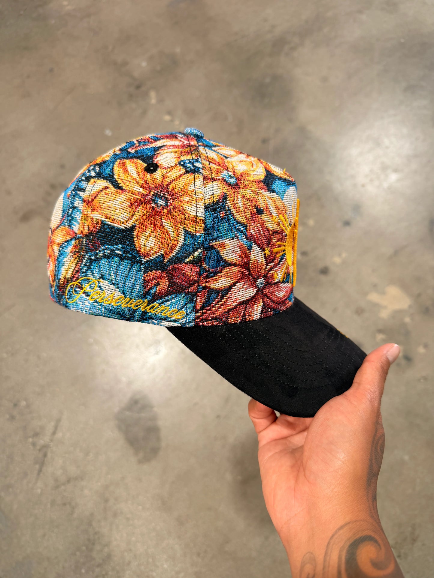 Eazy LA Lola's Tapestry Snapback Botanical