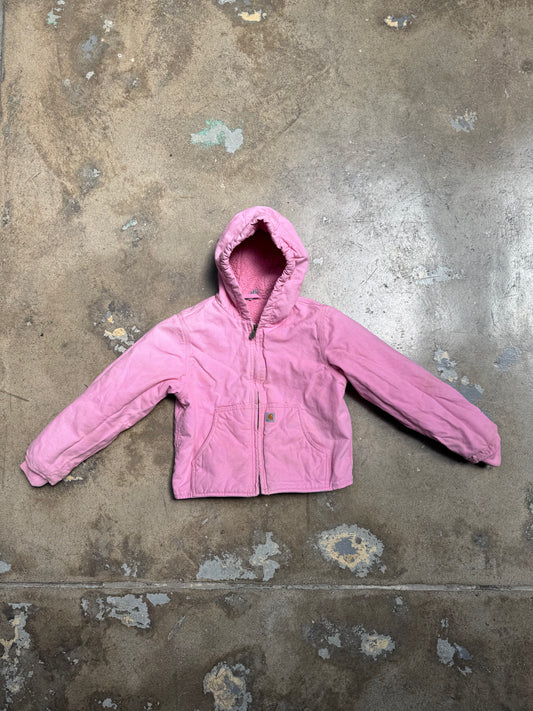 Carhartt hooded Jacket Kids Pink Small