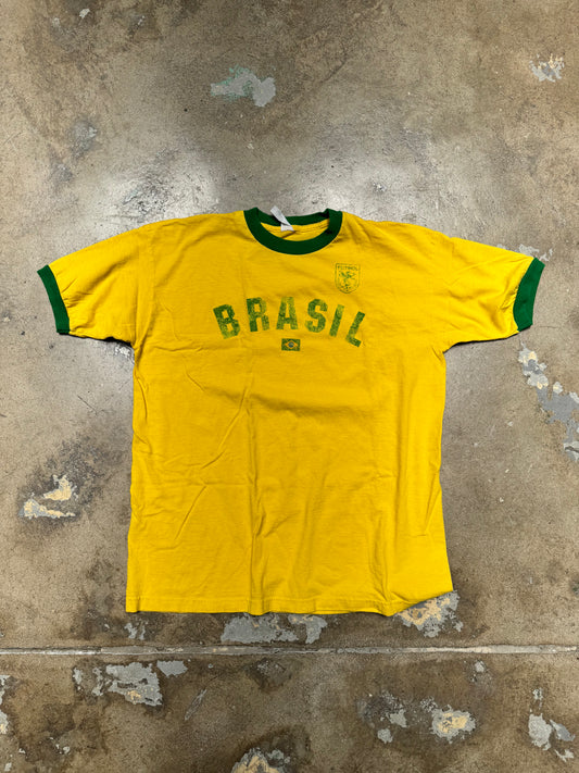 Brasil Futbol T shirt Yellow XXL