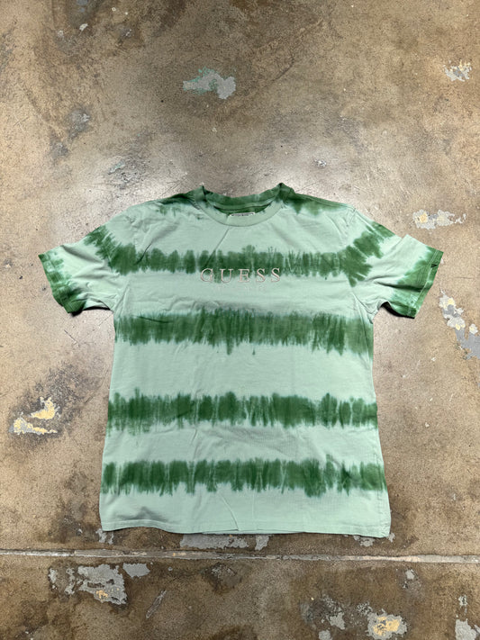 Guess Tye Dye T-Shirt Green M